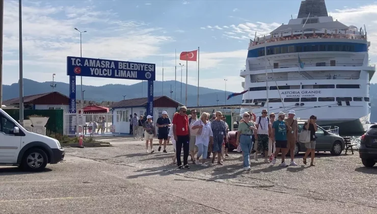 Astoria Grande kruvaziyeri Amasra’ya ikinci seferini gerçekleştirdi