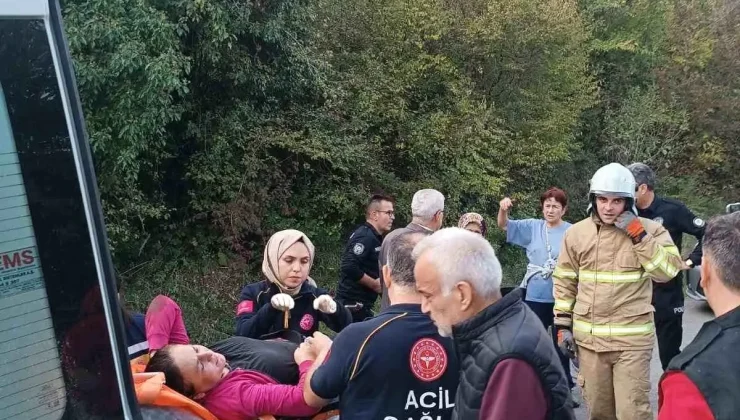 Bartın’da Mantar Toplarken Düşen Kadın Kurtarıldı