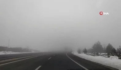 Karabük-Bartın Kara Yolunda Yoğun Sis